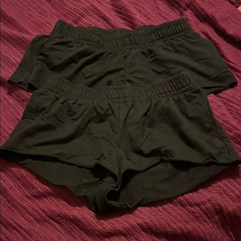 BLACK SHORTS- 2 FOR $10